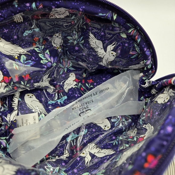 Vera Bradley Harry Potter Clamshell Cosmetic Forbidden Forest Bag Pouch - Picture 4 of 7